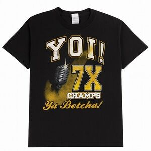 Pittsburgh Steelers Men’s XL Gildan “7 Times Champs” Black T-shirt #NFLFootball